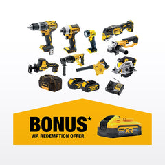 DeWALT 18V XR 4.0Ah 9 Piece Combo Kit DCZ901M2-XE - image 2
