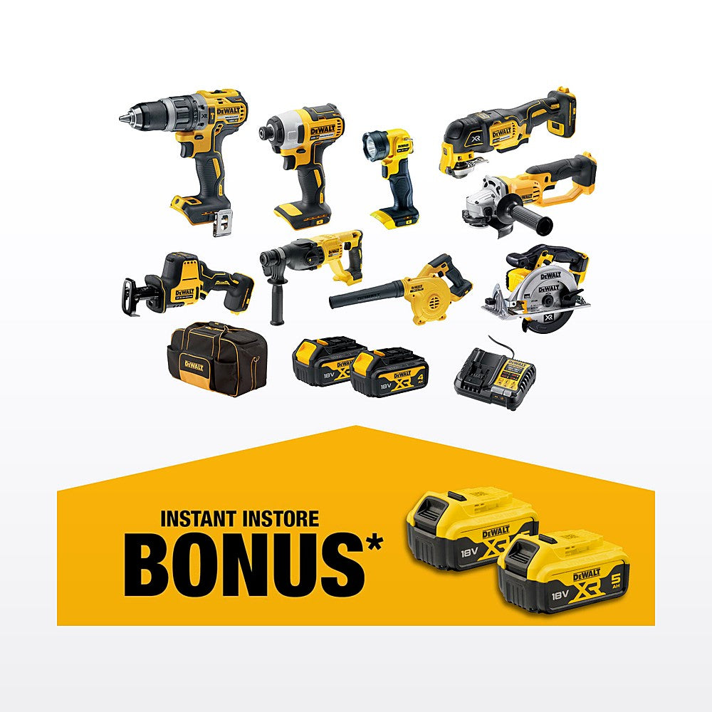 DeWALT 18V XR 4.0Ah 9 Piece Combo Kit DCZ901M2-XE