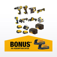 DeWALT 18V XR 5.0Ah 8 Piece Combo Kit DCZ801P3-XE - image 2
