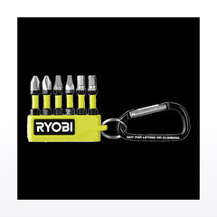 Ryobi 50mm 6 Piece Mixed Diamond Grit Impact Driving Bit Set