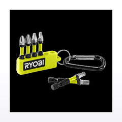 Ryobi 50mm 6 Piece Mixed Diamond Grit Impact Driving Bit Set