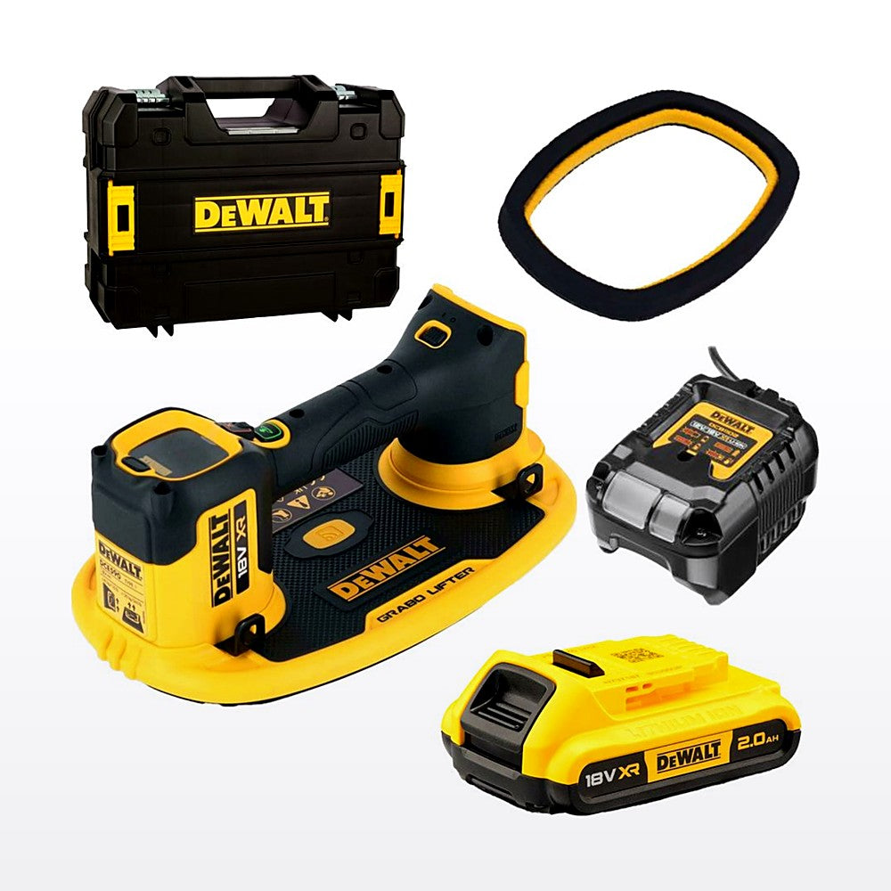 DeWALT 18V Grabo Suction Lifter 2.0Ah Kit DCE590D1T-XE