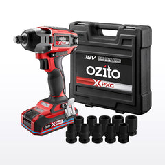 Ozito PXC 18V Brushless 1/2" Impact Wrench Kit PXBWK-2330S