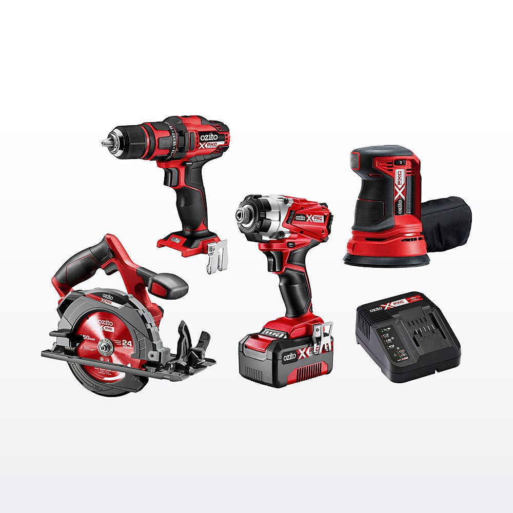 Ozito PXC 18V 4 Piece Kit P4K-400
