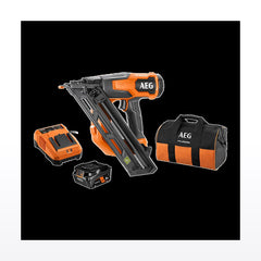 AEG 18V F-RAPID 15GA DA Angled Brad Nailer 5Ah FORCE Kit