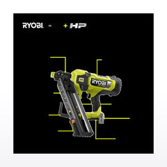 Ryobi 18V ONE+ HP™ Brushless 30-34° Framing Nailer 4Ah Kit RFN1830X14 - image 2