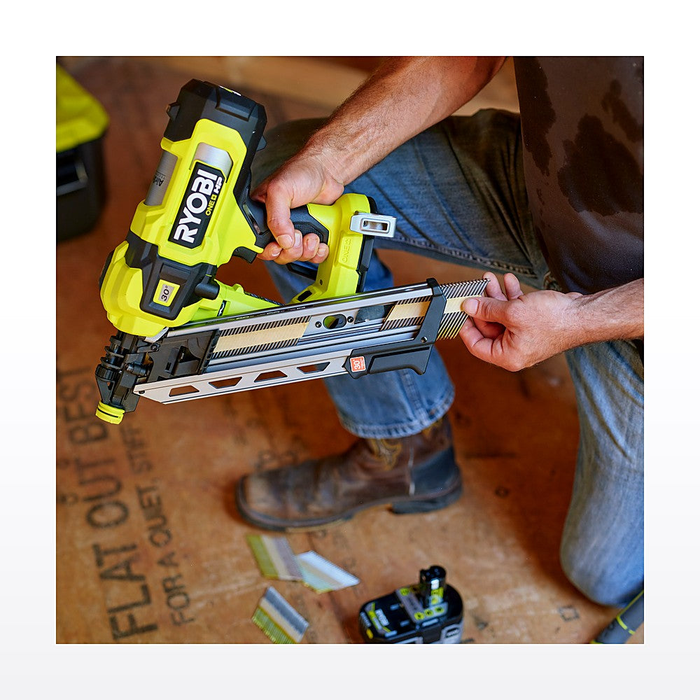 Ryobi 18V ONE+ HP™ Brushless 30-34° Framing Nailer 4Ah Kit RFN1830X14 - image 3