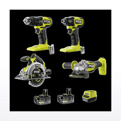Ryobi 18V ONE+ HP Brushless 4 Piece 4Ah Kit