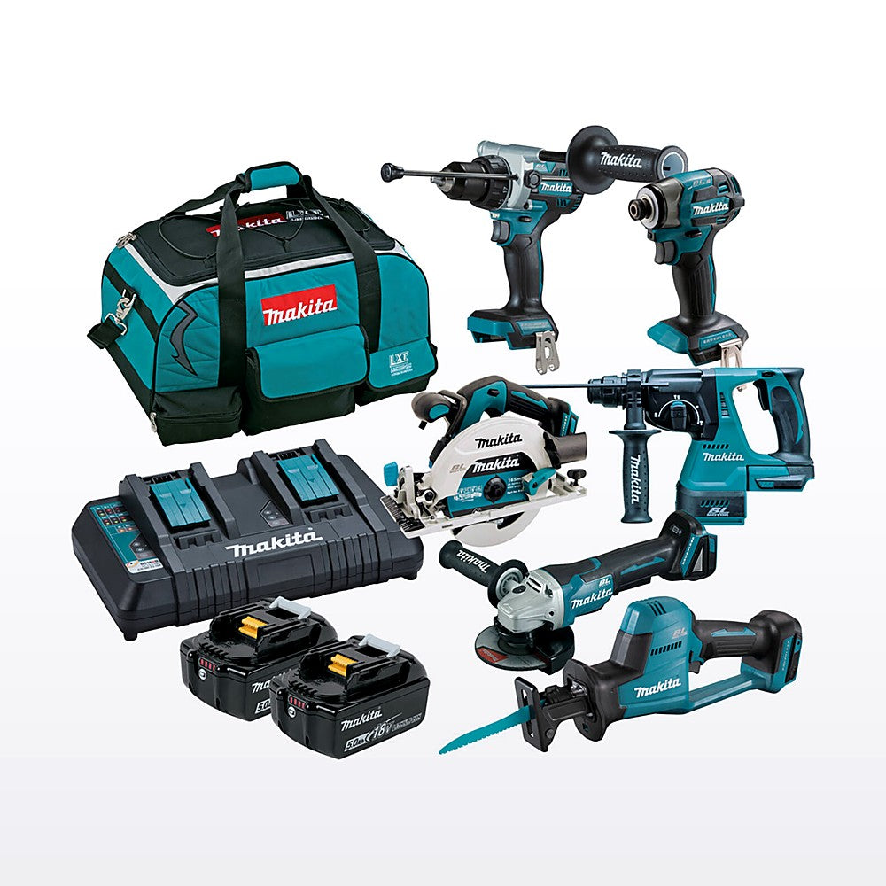 Makita 18V Brushless 6 Piece Combo Kit DLX6136TX1