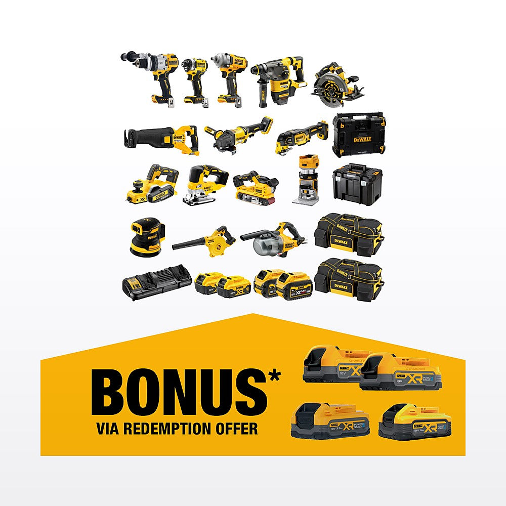 DeWALT 18V/54V XR 5.0Ah & 9.0Ah 16 Piece Mixed Voltage Combo Kit DCZ1603P2X2-XE - image 2
