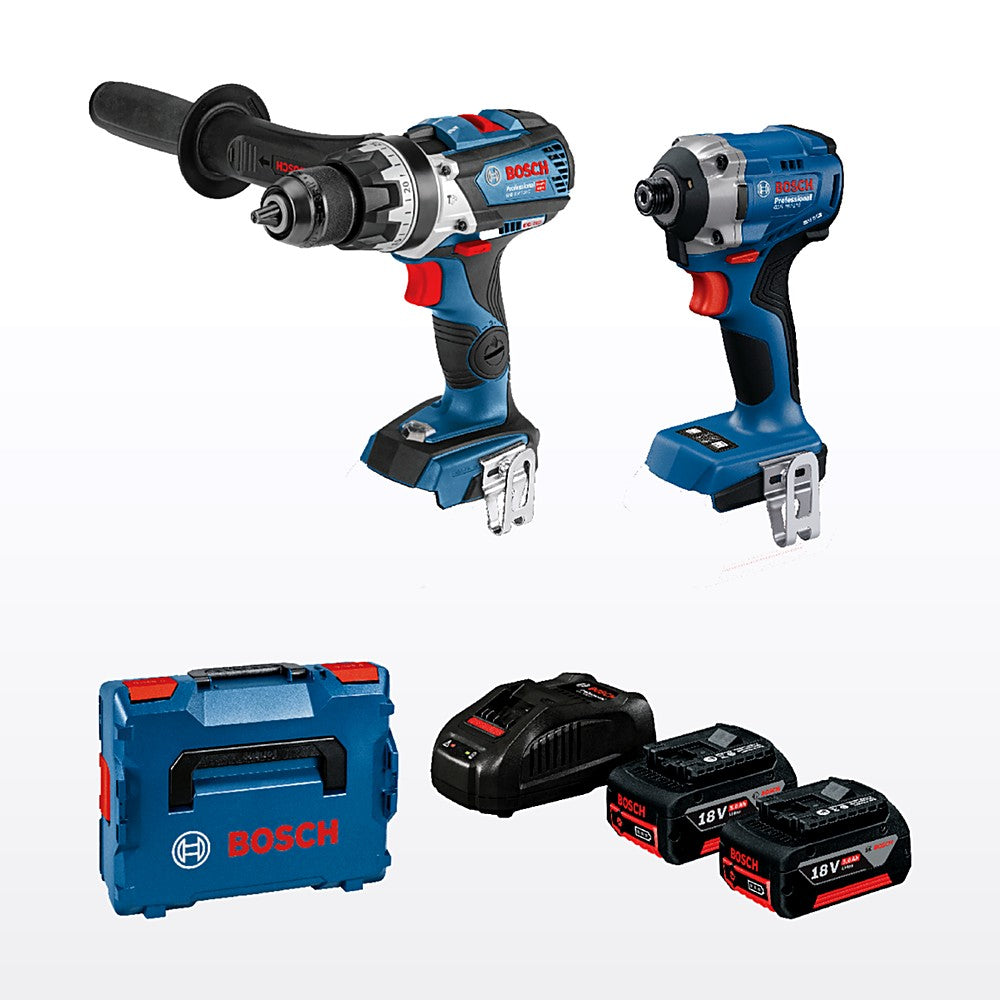 Bosch 18V Professional 2 Piece 2 x 5.0Ah Kit 0615A5008M