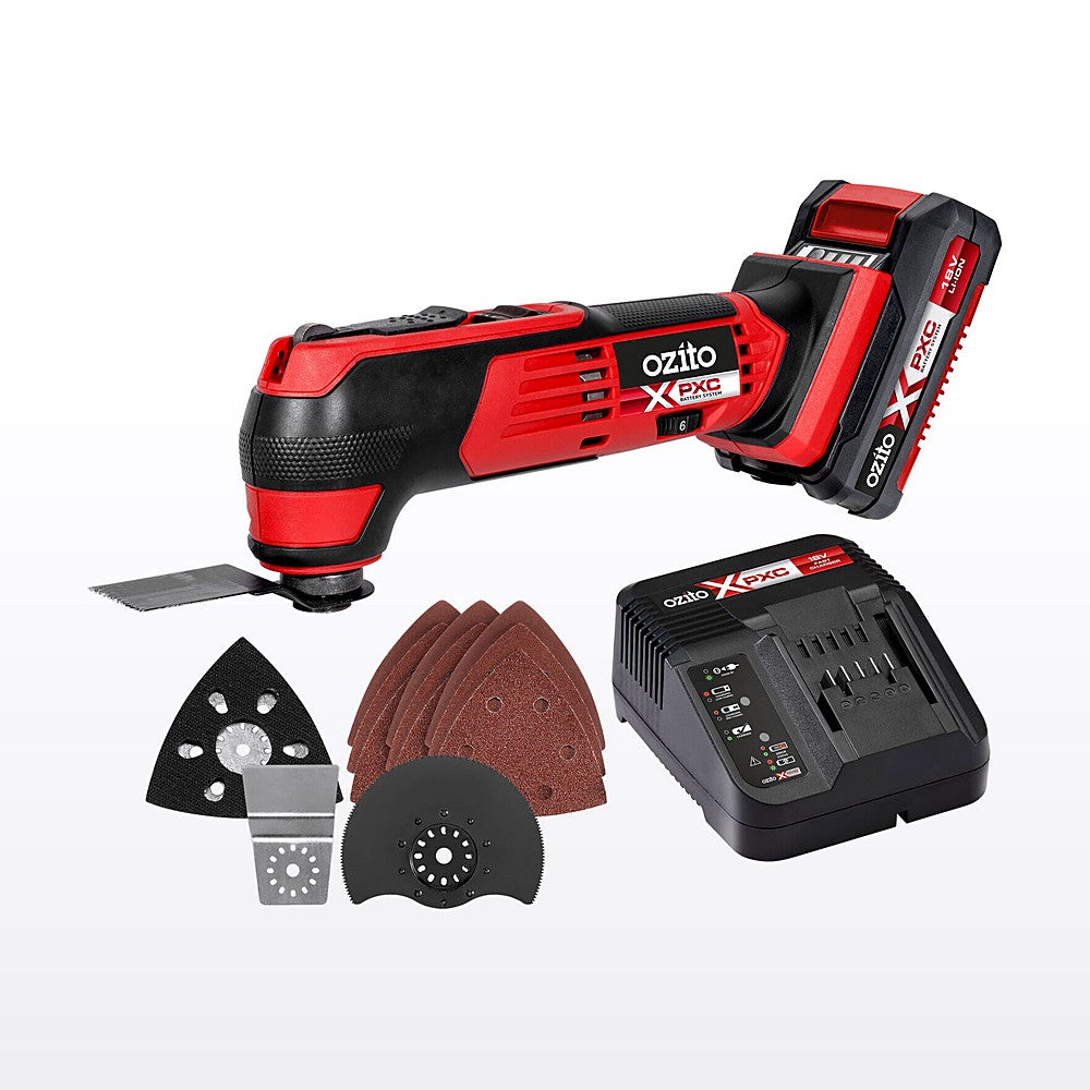 Ozito PXC 18V Compact Multi Function Tool Kit PCMFK-200
