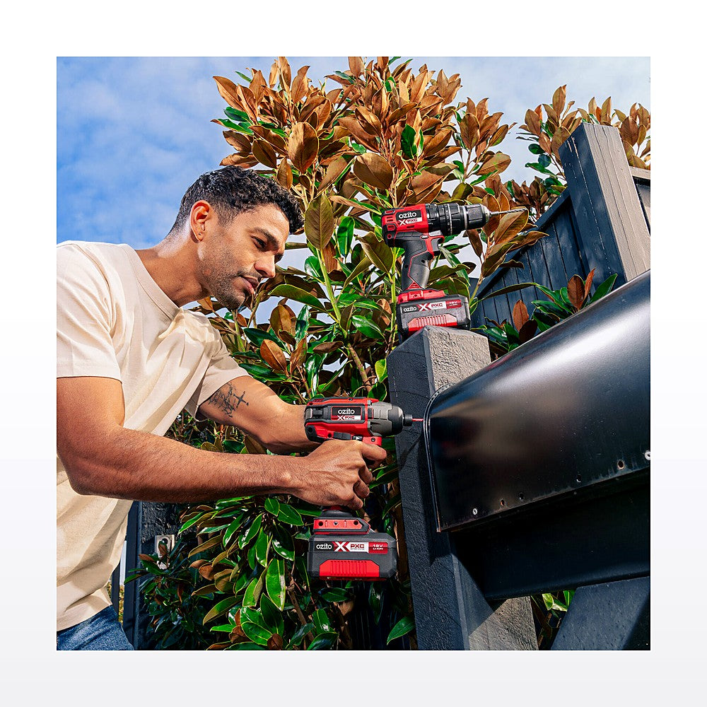Ozito PXC 18V Brushless Hammer Drill And Impact Driver Kit PXBHIK-400 - image 2