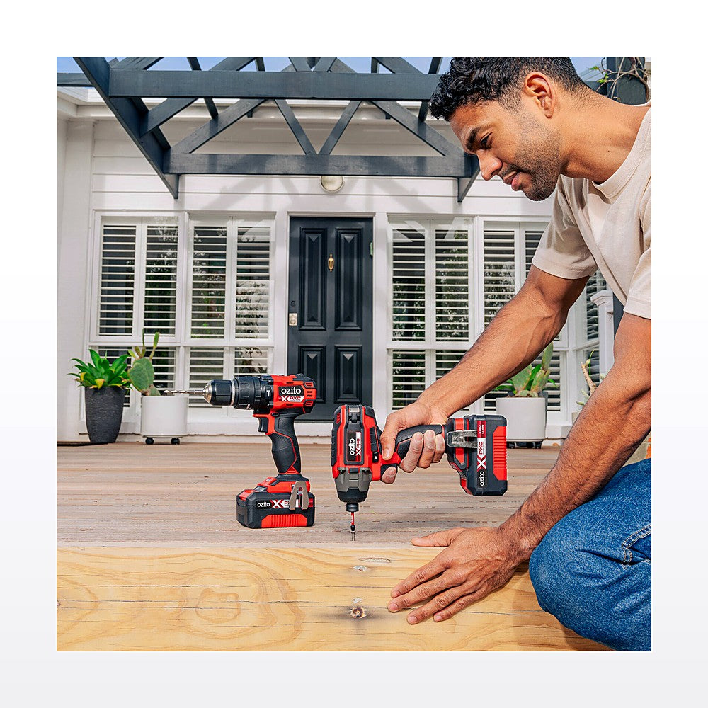Ozito PXC 18V Brushless Hammer Drill And Impact Driver Kit PXBHIK-400 - image 3
