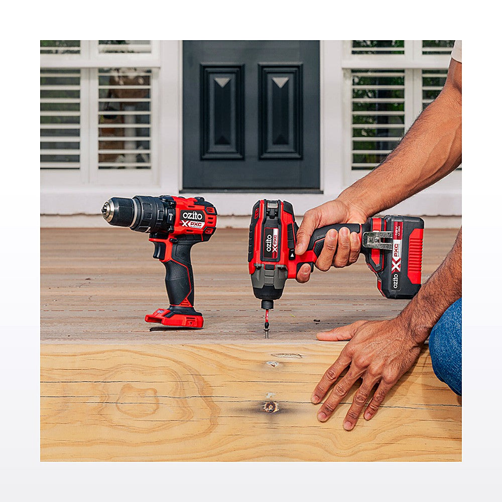 Ozito PXC 18V Brushless Hammer Drill And Impact Driver Kit PXBHIK-400 - image 4