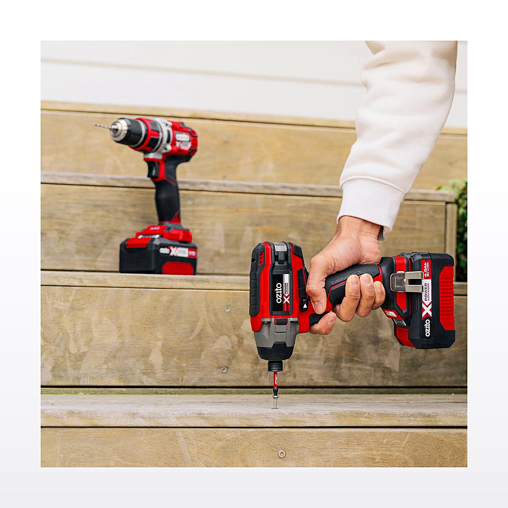 Ozito PXC 18V Brushless Hammer Drill And Impact Driver Kit PXBHIK-400 - image 6