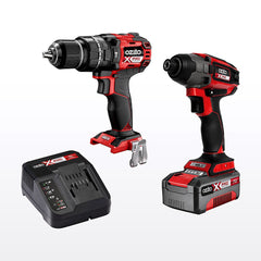 Ozito PXC 18V Brushless Hammer Drill And Impact Driver Kit PXBHIK-400