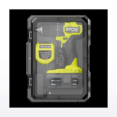 Ryobi 18V ONE+ HP Brushless Compact Hammer Drill 4Ah Kit & LINK Organiser - image 6