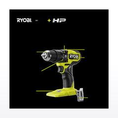 Ryobi 18V ONE+ HP Brushless Compact Hammer Drill RPD18C1 - Tool Only - image 2