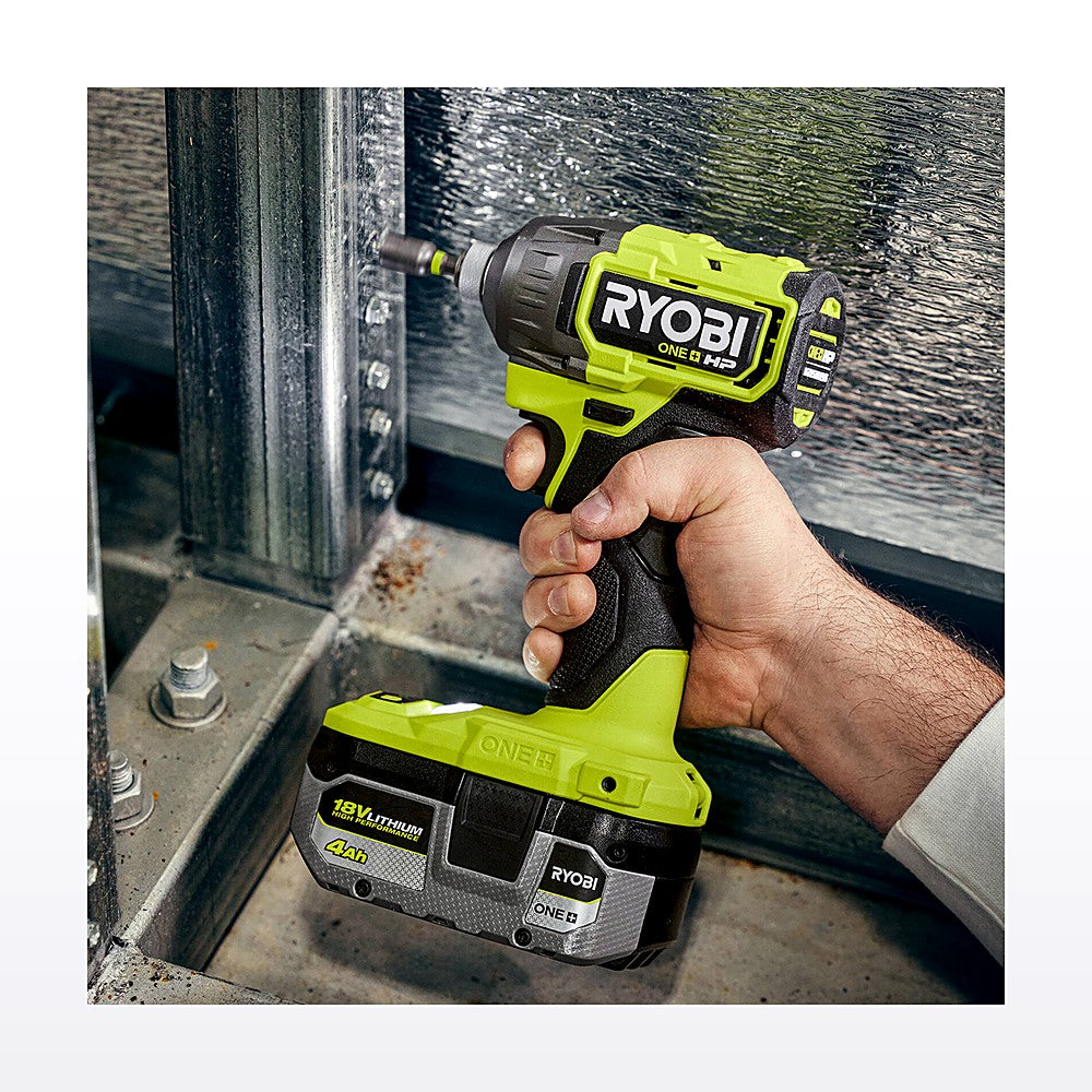 RYOBI 18V ONE+ HP™ High Torque Hammer Drill and Impact Driver 2 x HP 4Ah Kit R18X2XD124B - image 4