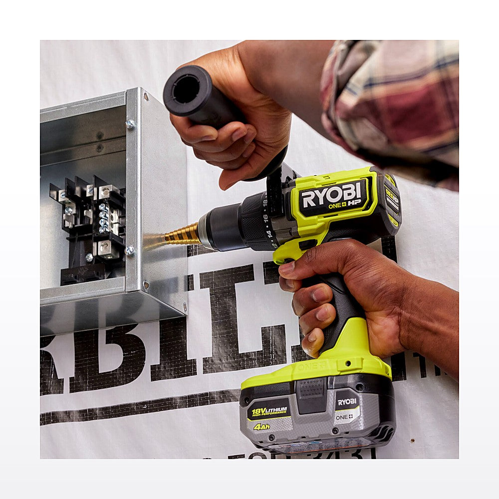 RYOBI 18V ONE+ HP™ High Torque Hammer Drill and Impact Driver 2 x HP 4Ah Kit R18X2XD124B - image 5