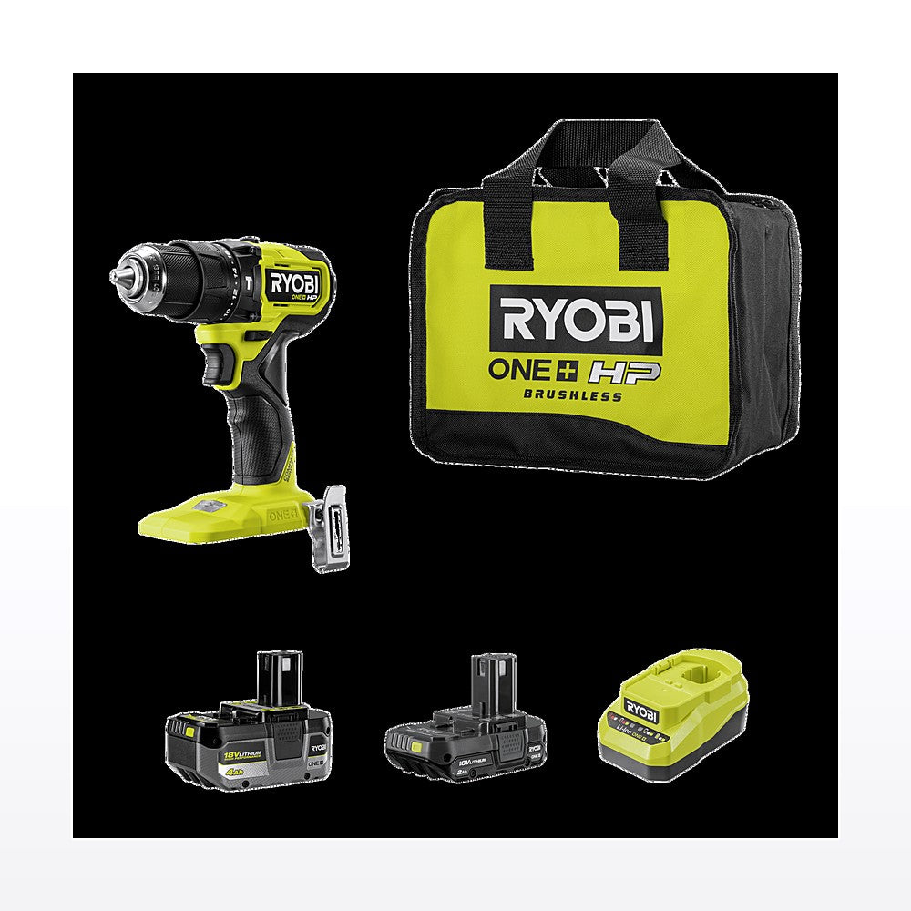 Ryobi 18V ONE+ HP Compact Hammer Drill Kit R18CPD2422B