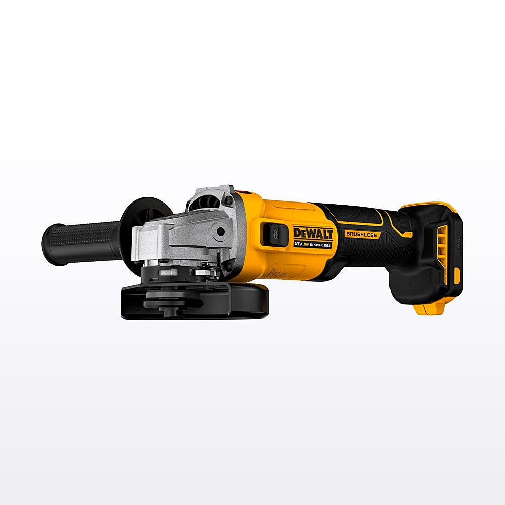 DeWALT 18V 125mm Angle Grinder with Slide Switch - Bare Unit DCG407N-XJ