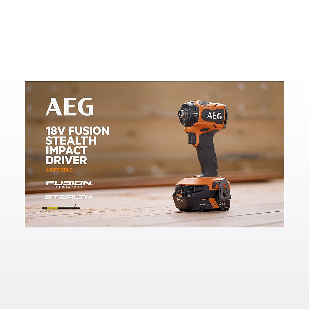 AEG 18V Fusion Stealth Impact Driver A18FSIDBL0 - Skin Only - image 4
