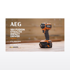 AEG 18V Fusion Stealth Impact Driver A18FSIDBL0 - Skin Only - image 4