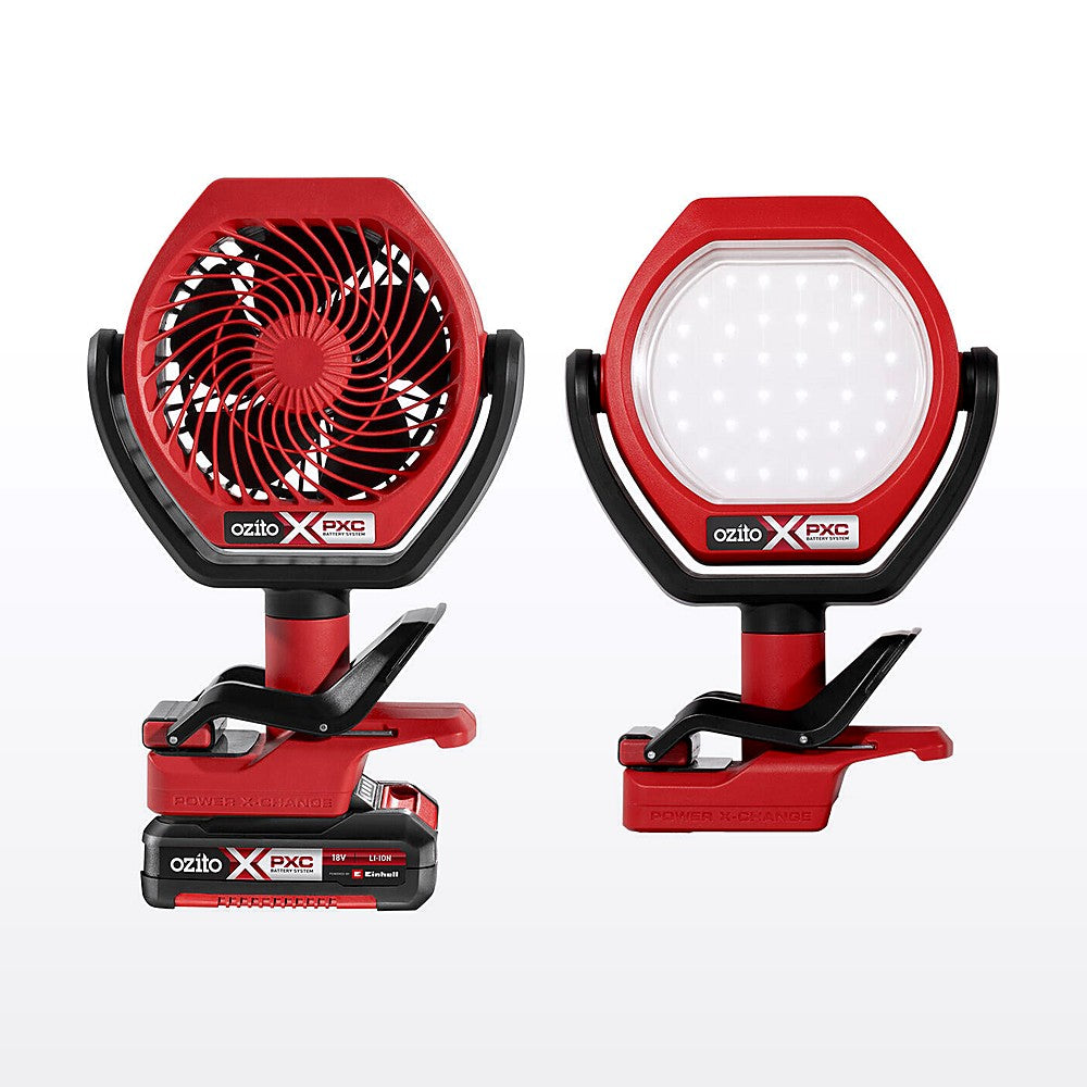 Ozito PXC Compact Fan and Light Kit PCLFK-200P - image 2