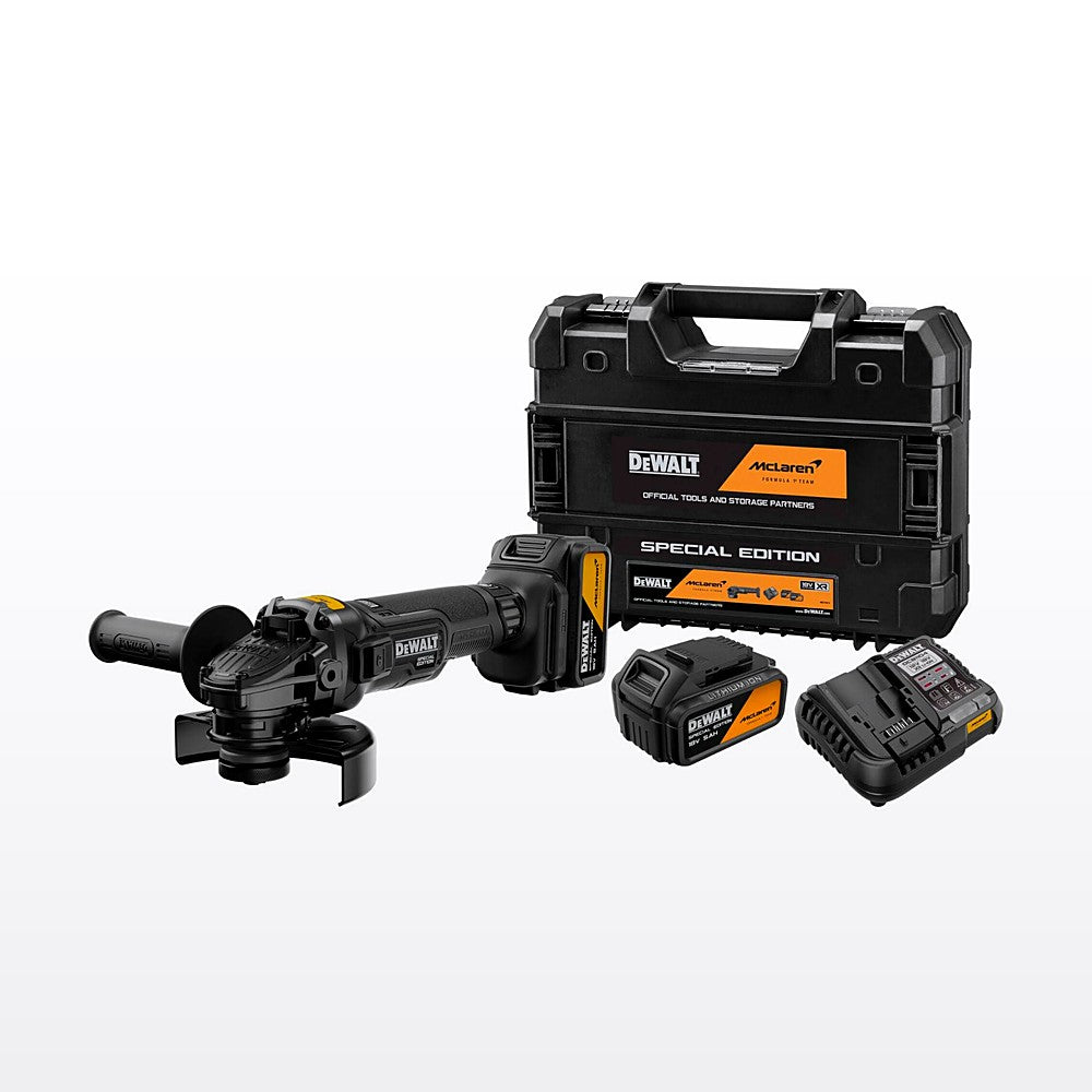 DeWALT x McLaren 18V XR 125mm Angle Grinder 5.0Ah Kit