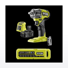 Ryobi 18V ONE+ HP Brushless Impact Wrench 4Ah Kit
