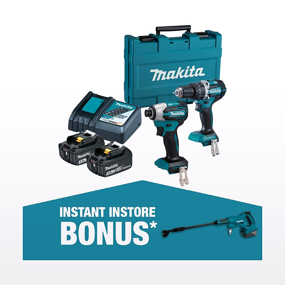 Makita 18V Brushless 2 Piece Combo Kit DLX2578