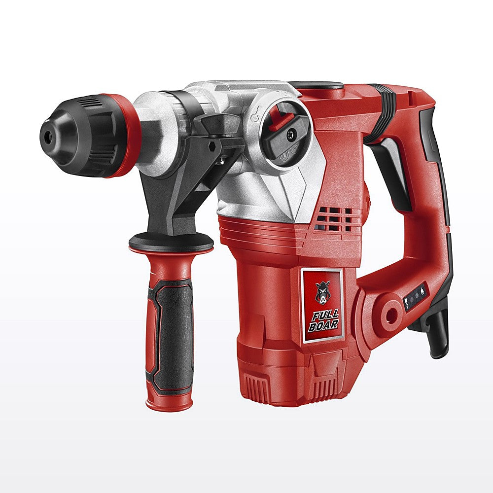 Full Boar 1250W 32mm SDS+ 4 Mode Rotary Hammer Drill Kit