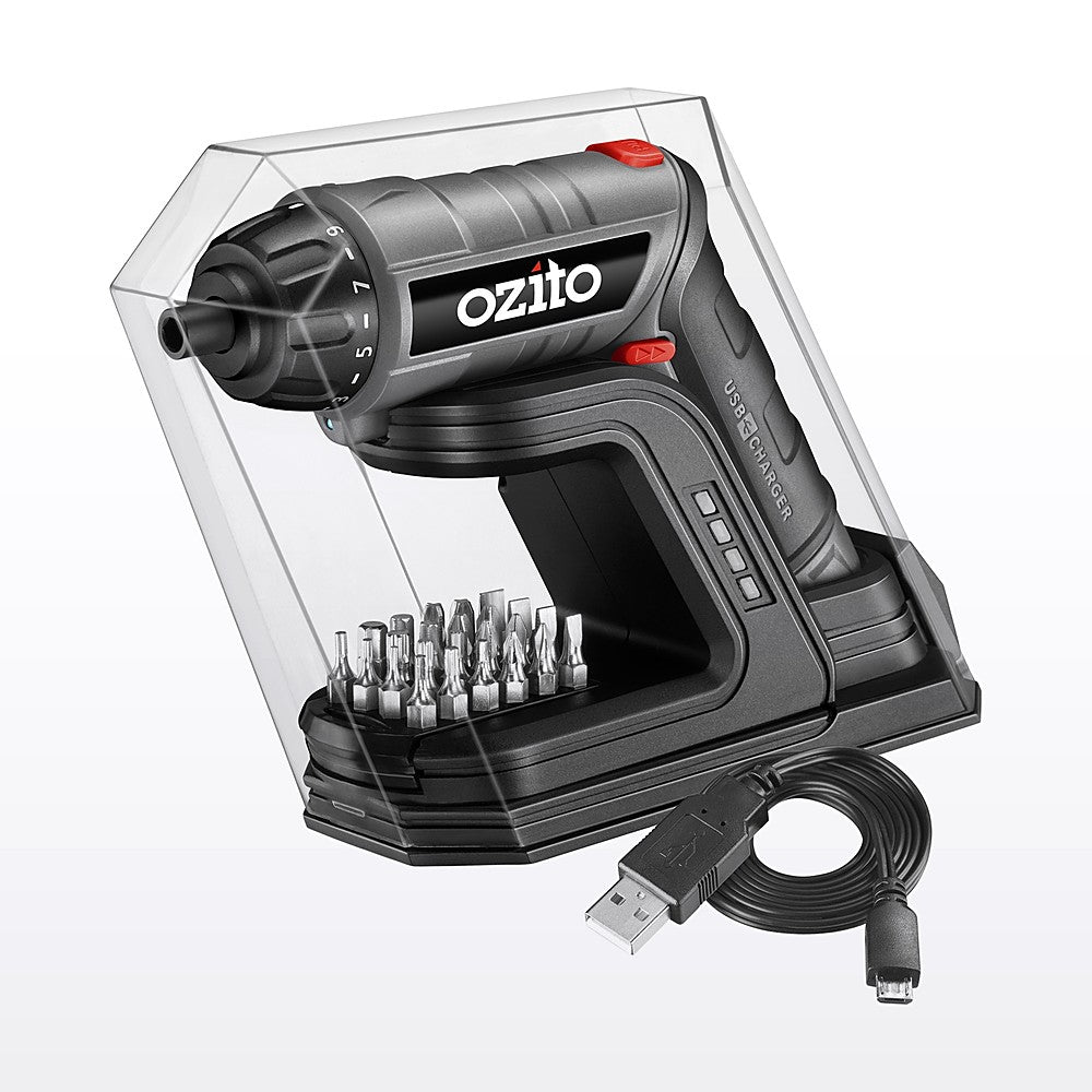 Ozito 3.6V Cordless Screwdriver with USB Charging Base SDL-5000