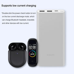 Xiaomi 10000mAh 22.5W Power Bank, 3 Ports, USB-C Fast Charging, Aluminum Alloy, Support Low Current Mode, For iPhone 16 15 14 13