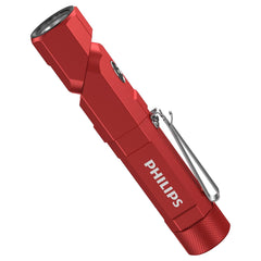 Philips LED Light Compact Flashlight Powerful Flashlight 1000 Lumens SFL5806R Red