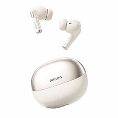 PHILIPS TAT1120 Wireless Earbuds,True Wireless Headphones,Powerful Bass with 13 mm Driver,Clear Call with Mic, Long-Hour Battery Life,Fast Charging,Bluetooth v5.4,IPX4 Rating,Ergonomic Design,Black