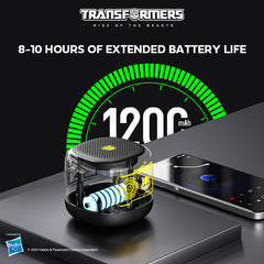Transformers Portable Wireless Bluetooth Speaker TF-Y09 USB cable Lanyard Black