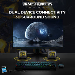 Transformers Portable Wireless Bluetooth Speaker TF-Y09 USB cable Lanyard Black