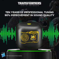 Transformers Portable Wireless Bluetooth Speaker TF-Y09 USB cable Lanyard Black
