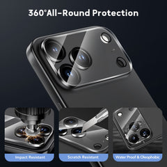 BUCKKO Rear Camera Protector Tempered Glass for iPhone 17 Series
