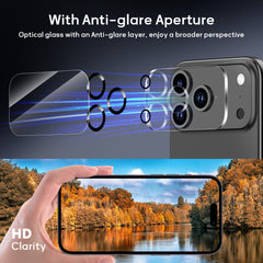 BUCKKO Rear Camera Protector Tempered Glass for iPhone 17 Series