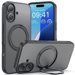 BUCKKO Metal 360° Rotate Stand Protective Case With MagSafe for iPhone