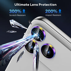 BUCKKO Camera Lens Protector Tempered Glass for iPhone