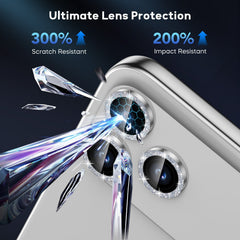 BUCKKO Camera Lens Protector Tempered Glass for iPhone