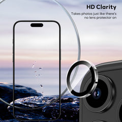 BUCKKO Camera Lens Protector Tempered Glass for iPhone