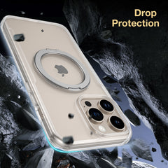 BUCKKO Metal 360° Rotate Stand Protective Case With MagSafe for iPhone