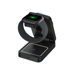 BUCKKO 3 IN 1 Charging station Foldable, support iPhone | iWatch| Airpod