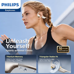 Philips 1000 Series Sports Headphone White TAA1708BK/93 charging cable user manual Plastic